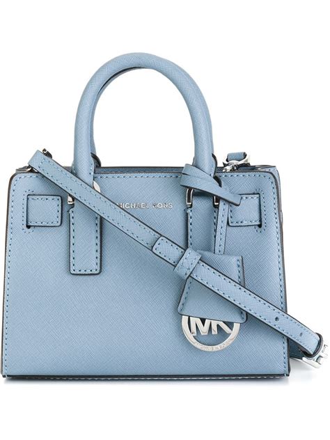 blue and black michael kors purse|michael kors blue crossbody purse.